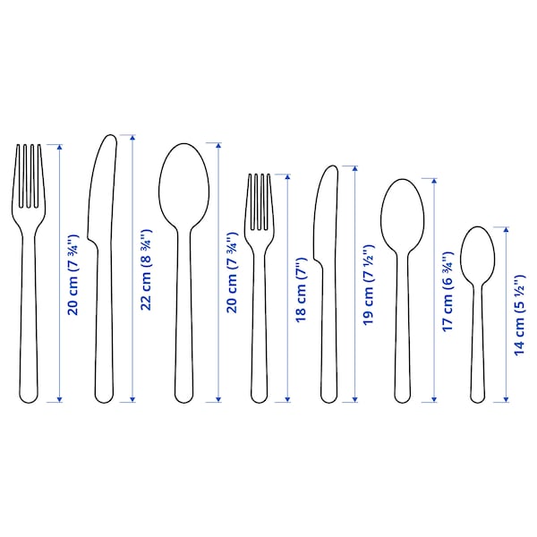 IKEA 365+ - 56-piece cutlery set, stainless steel