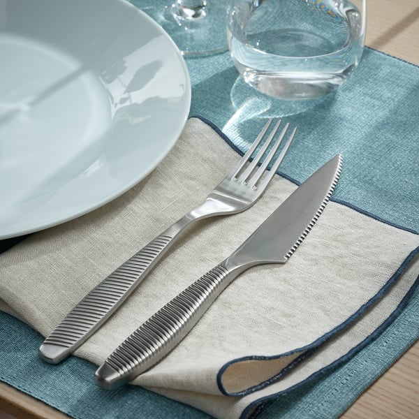 IKEA 365+ 8-piece steak cutlery set, stainless steel