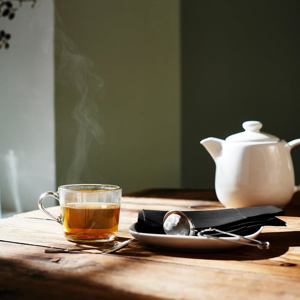 IKEA 365+ mug, clear glass, 24 cl