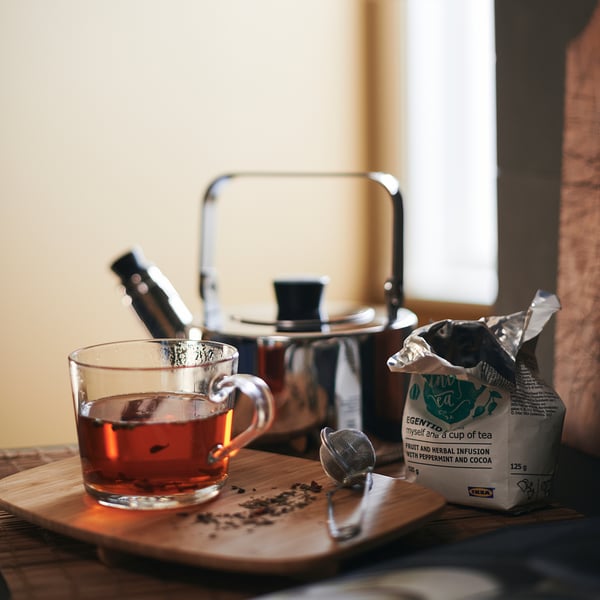 IKEA 365+ mug, clear glass, 36 cl