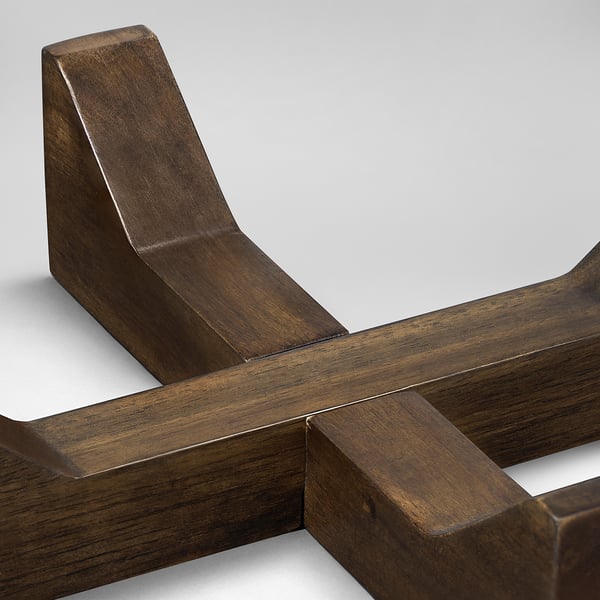 IKEA 365+ serving stand, acacia, 16x16 cm