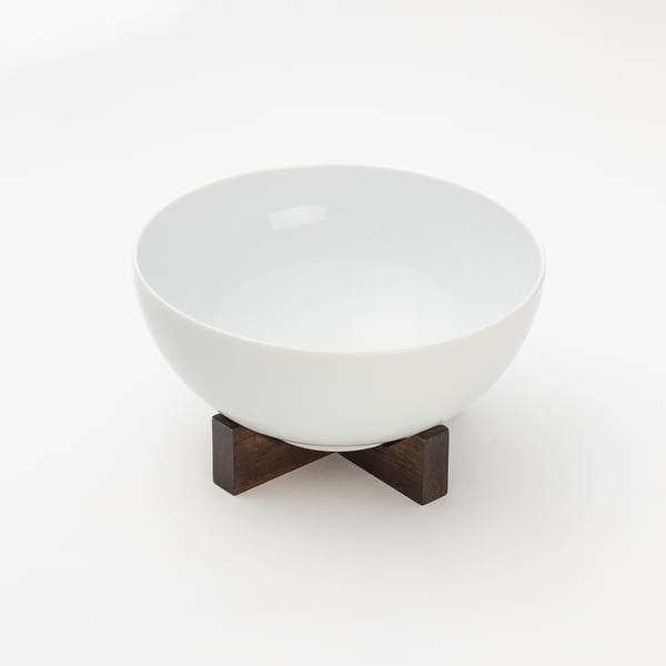 IKEA 365+ serving stand, acacia, 16x16 cm