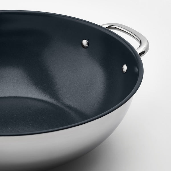 IKEA 365+ - Wok, stainless steel/non-stick coating, 32 cm