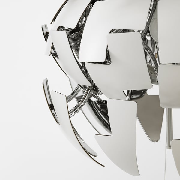 IKEA PS 2014 pendant lamp, white/silver-colour, 35 cm