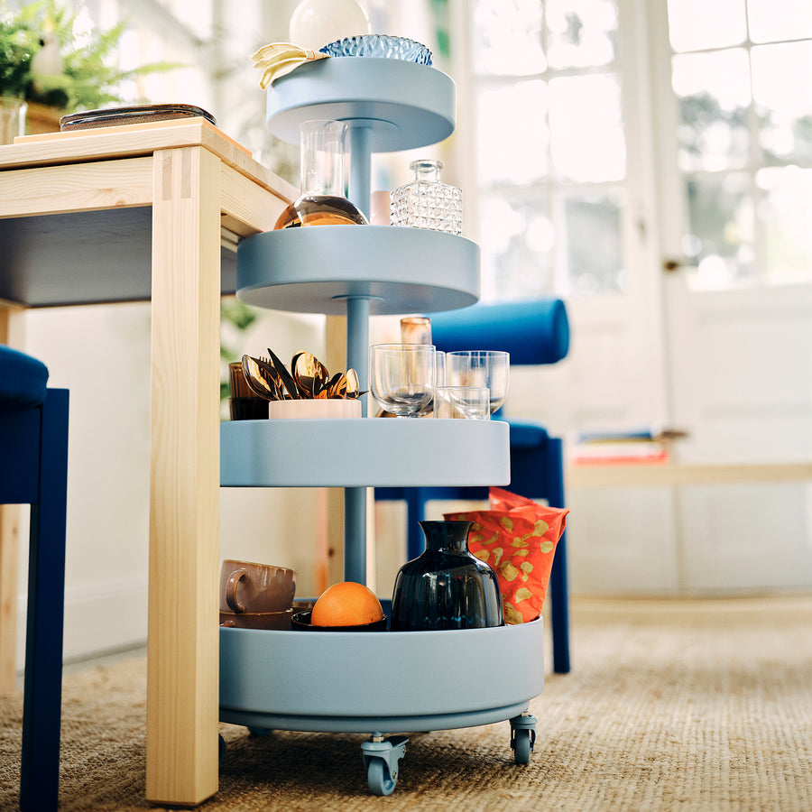 IKEA PS 2026 trolley, blue, 89x48 cm