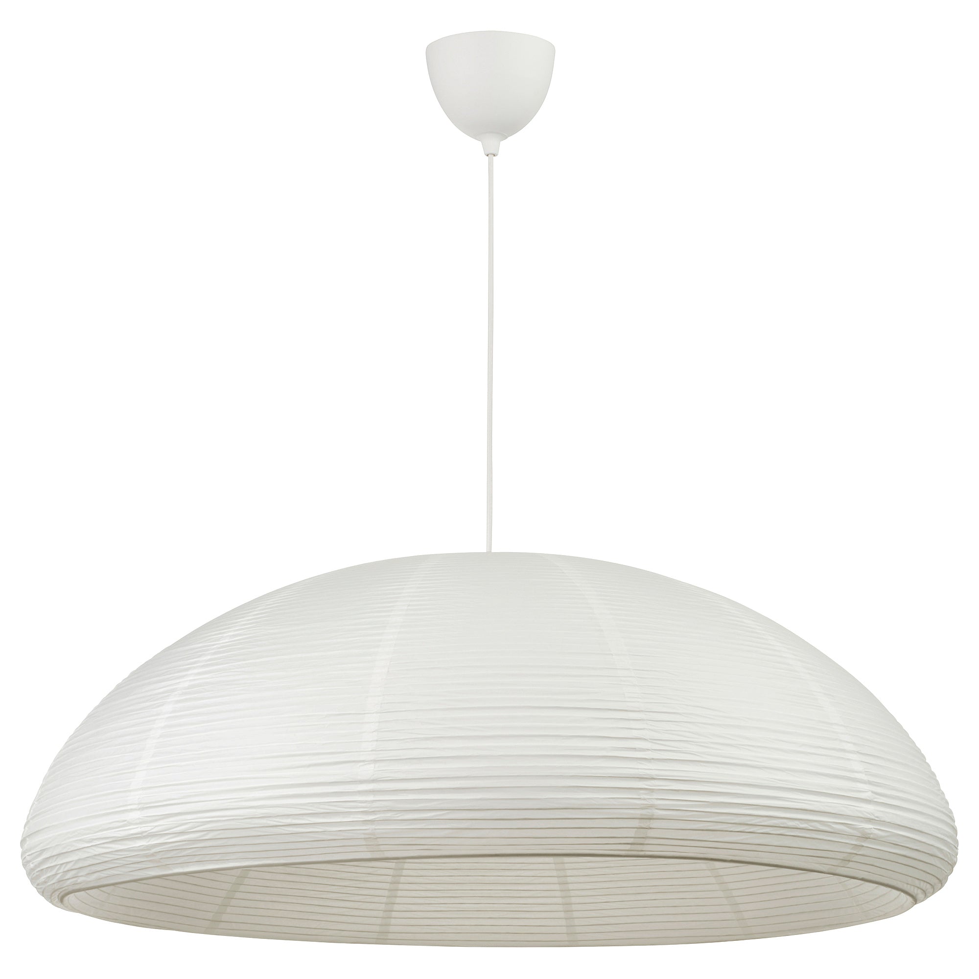 IKEA PS 2026 / HAVSDJUP pendant lamp, handmade/white, 90 cm