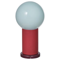IKEA PS 2026 LED portable lamp, battery-operated dimmable/red light blue, 22 cm