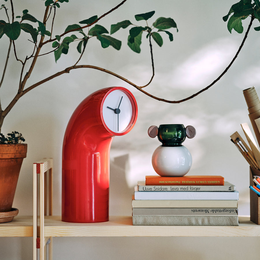 IKEA PS 2026 table clock, red, 38 cm