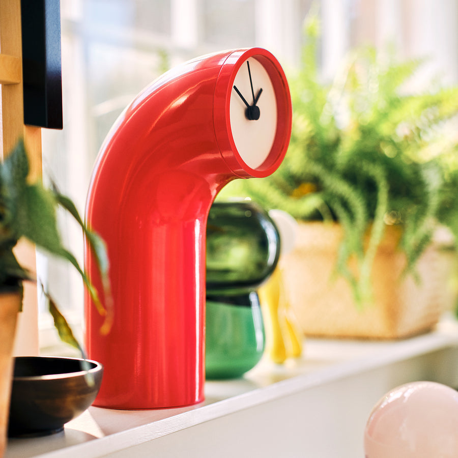 IKEA PS 2026 table clock, red, 38 cm