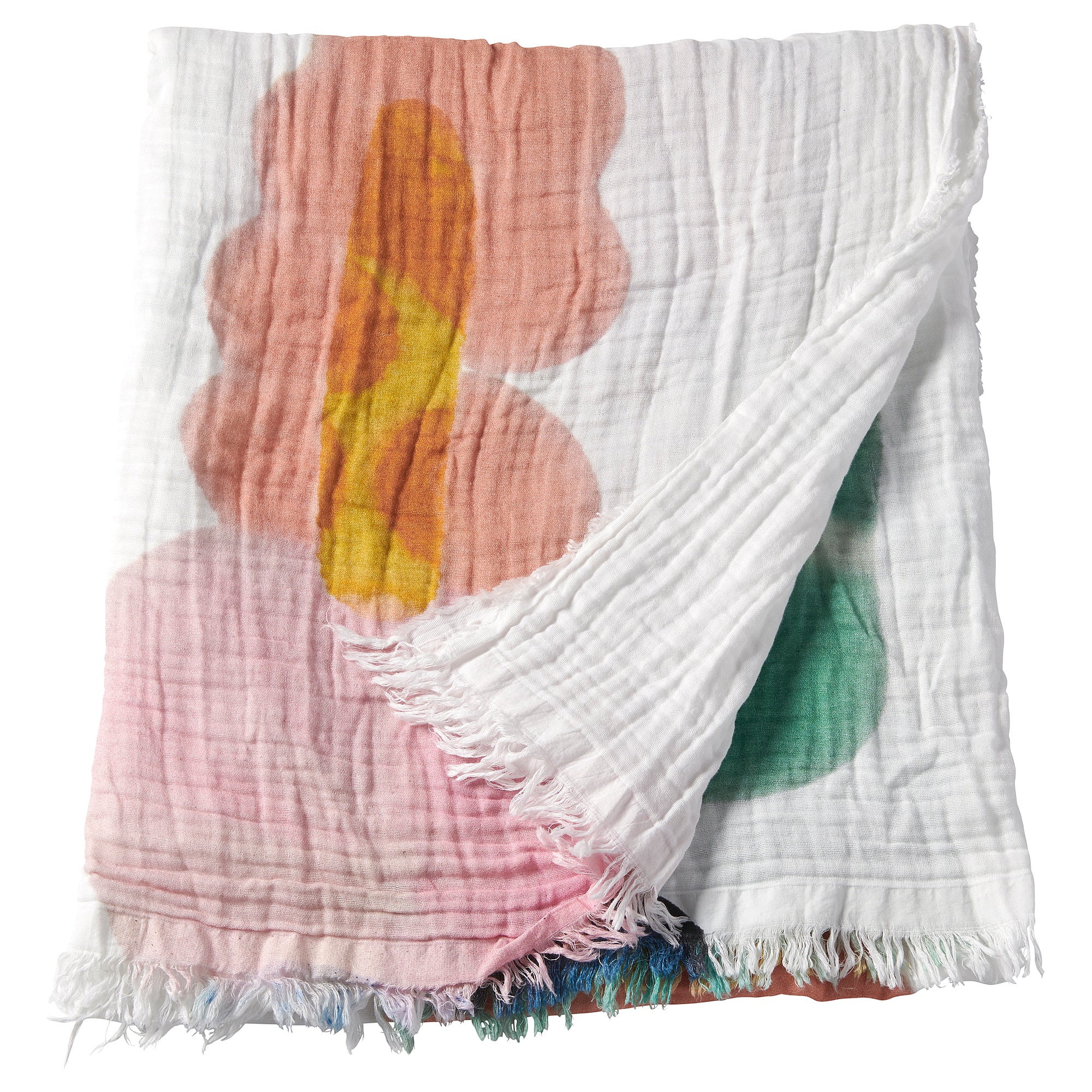 IKEA PS 2026 throw, white/multicolour, 150x200 cm