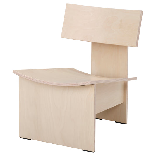 IKEA PS 2026 easy chair, birch, 50x67x61 cm