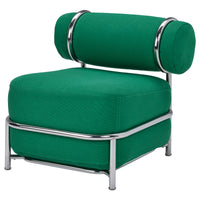 IKEA PS 2026 easy chair, with inflatable seat/back cushion/Knäbäck bright green, 73x70x84 cm