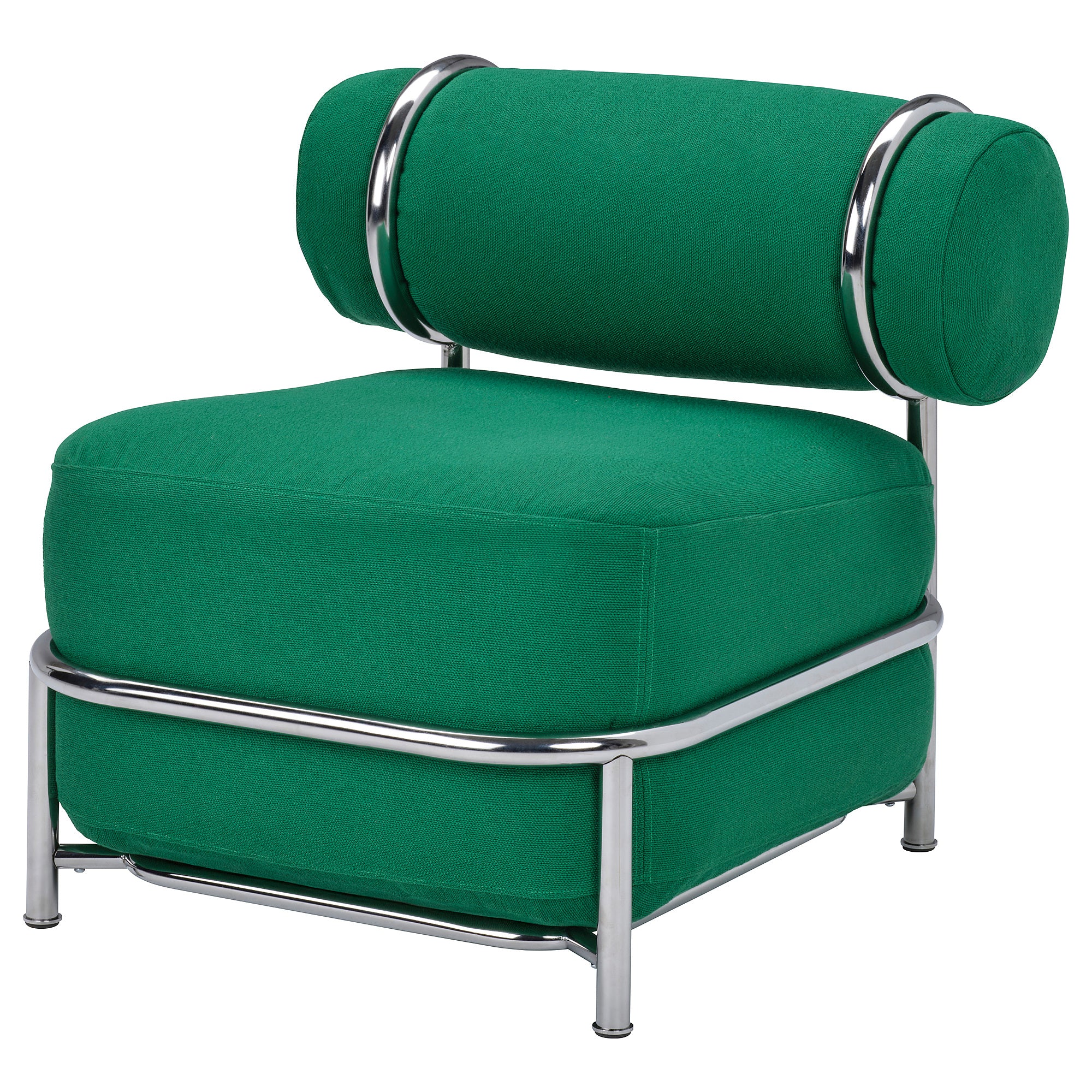 IKEA PS 2026 easy chair, with inflatable seat/back cushion/Knäbäck bright green, 73x70x84 cm