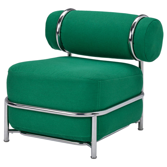 IKEA PS 2026 easy chair, with inflatable seat/back cushion/Knäbäck bright green, 73x70x84 cm