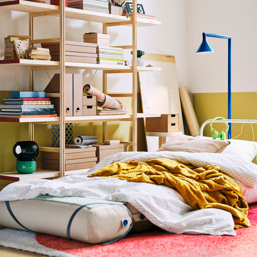 IKEA PS 2026 chair-bed, Skiftebo light grey-beige, 80x75 cm