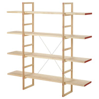 IKEA PS 2026 shelving unit, pine, 160x35x161 cm