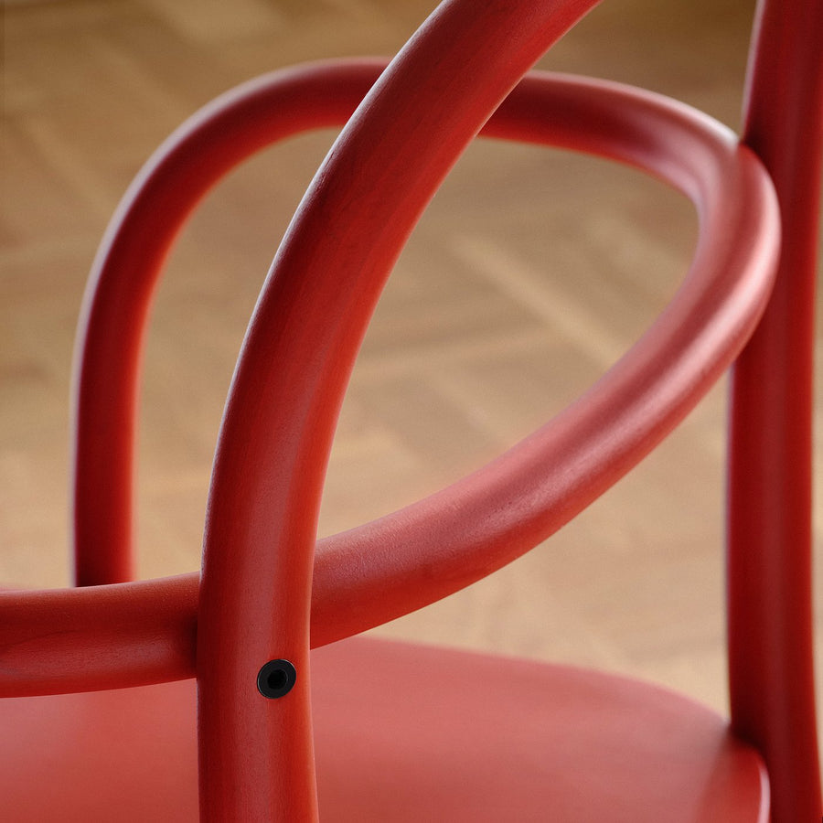 IKEA PS 2026 / STOCKHOLM 2025 table and 4 chairs, pine/red, 156x75 cm