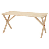 IKEA PS 2026 table, folding/pine clear lacquered, 156x75 cm