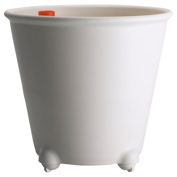IKEA PS FEJÖ self-watering plant pot, white