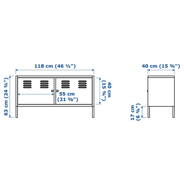 IKEA PS cabinet, white, 119x63 cm