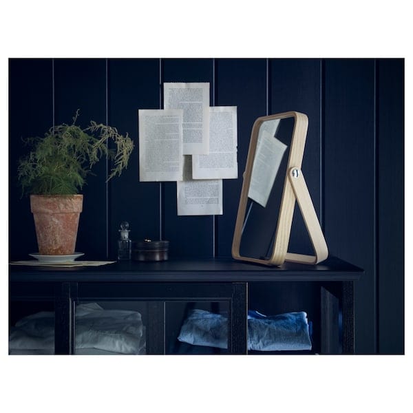 Ikea IKORNNES - Table mirror, ash, 27x40 cm