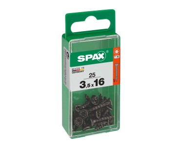 SPAX TSP T-STAR PLUS BLACK 3.5X16 S 25 PCS