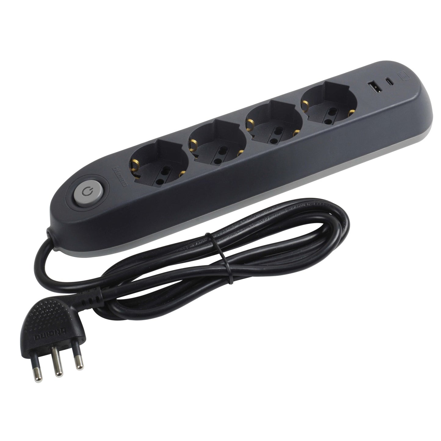 Power Strip with 1.5M Cable + Switch