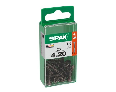 SPAX TSP T-STAR PLUS BLACKS 4X20 S 25 PCS