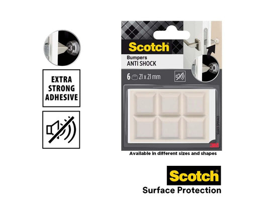 Shock Absorbing Scotch White Bumper 22MM 4P