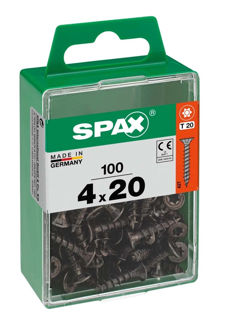 SPAX TSP T-STAR PLUS BLACKS 4X20 M 100 PCS