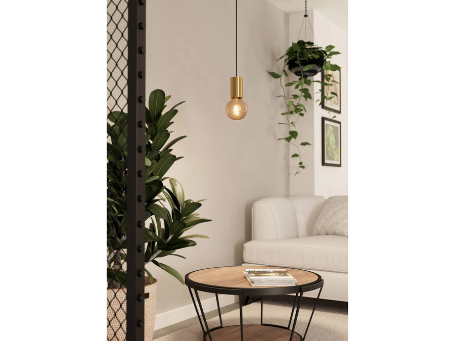 PENDEL POZUETA STEEL GOLD D65 E27=40W