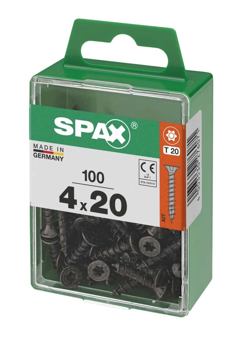 SPAX TSP T-STAR PLUS BLACKS 4X20 M 100 PCS
