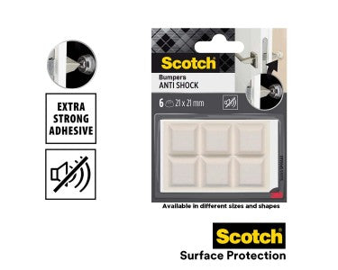 Shock Absorbing Scotch White Bumper 22MM 4P
