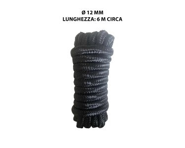CORDA NERA D 12 MM 6 MT