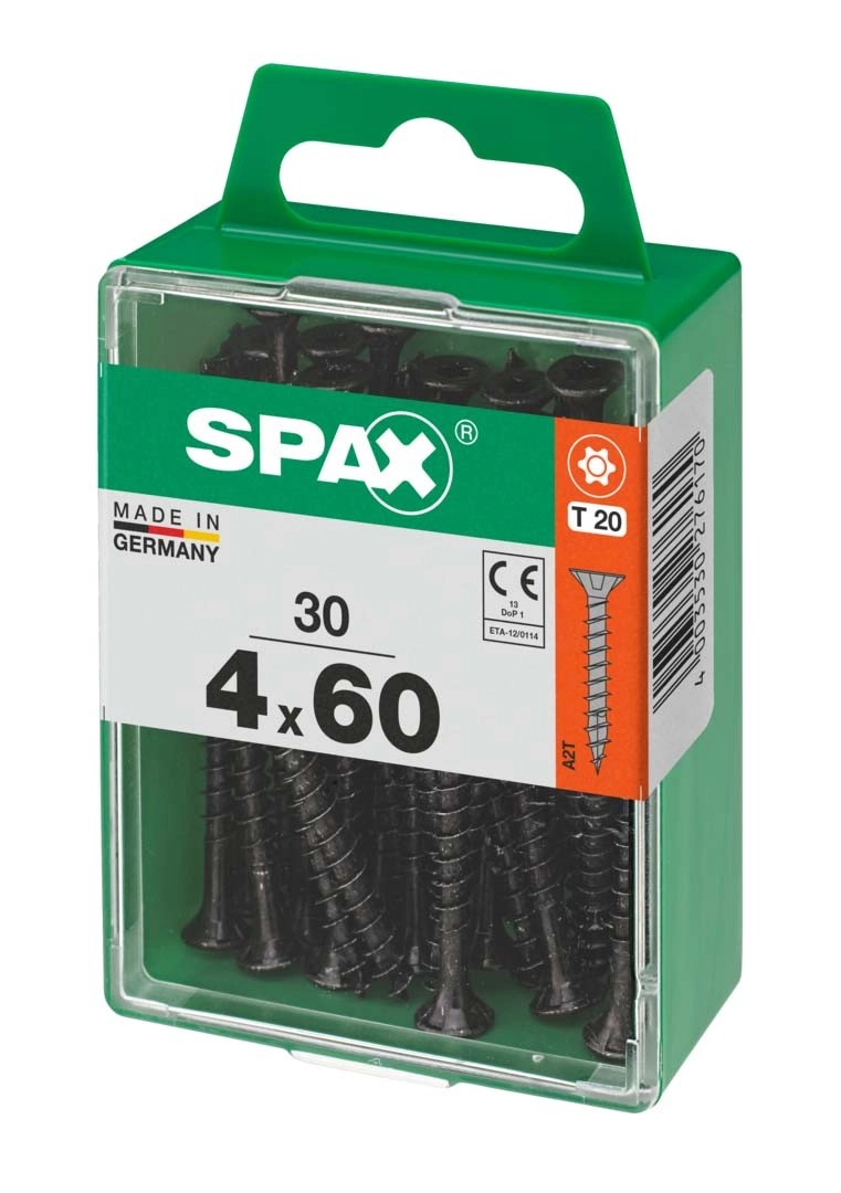 SPAX TSP T-STAR PLUS BLACKS 4X60 M 30 PCS
