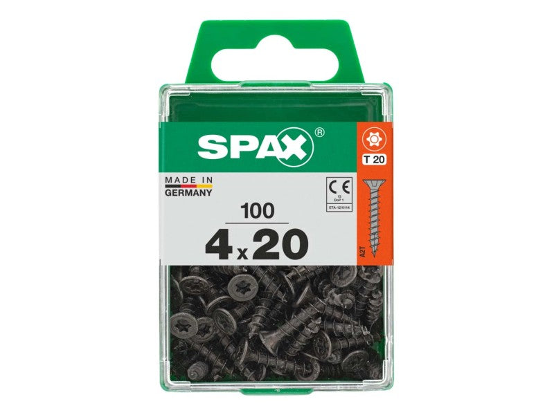 SPAX TSP T-STAR PLUS BLACKS 4X20 M 100 PCS