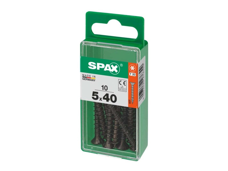 SPAX TSP T-STAR PLUS BLACKS 5X40 S 10 PCS