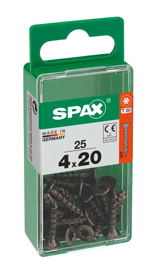 SPAX TSP T-STAR PLUS BLACKS 4X20 S 25 PCS