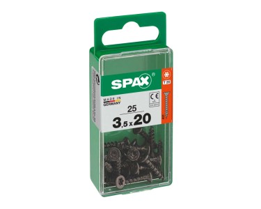 SPAX TSP T-STAR PLUS BLACK 3.5X20 S 25 PCS