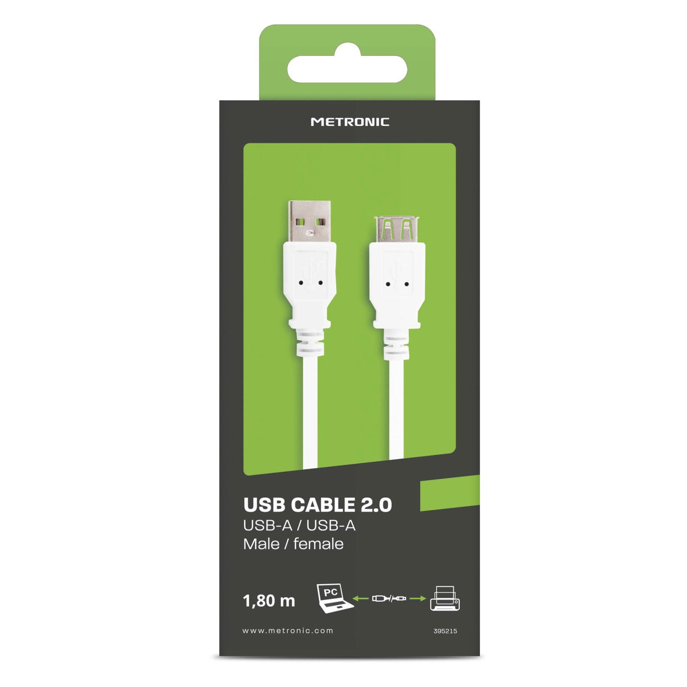 EXTENSION CORD USB 2.0 M/F 1.80 MT