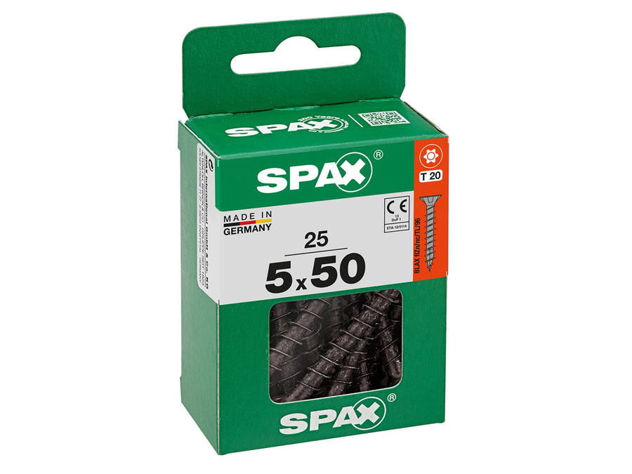 SPAX TSP T-STAR PLUS BLACKS 5X50 M 25 PCS