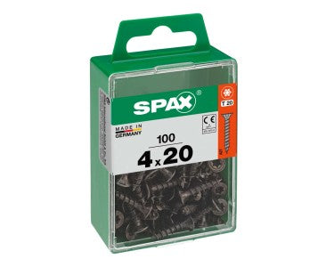 SPAX TSP T-STAR PLUS BLACKS 4X20 M 100 PCS