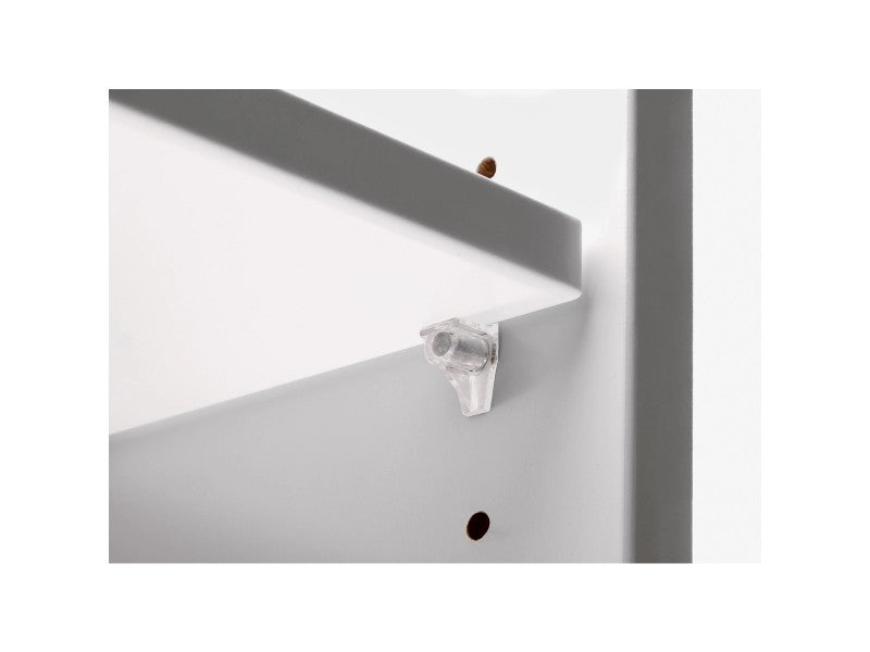 TRANSPARENT PLASTIC SAFETY SHELF BRACKETS D