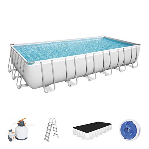 Frame Pool grey, 7.32 x 3.66 x 1.32m, sand filter 5.6m3/h