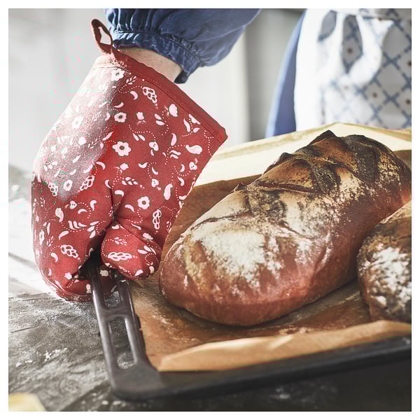 INAMARIA - Oven glove, patterned/red