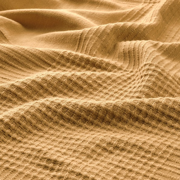 INDIRA - Bedspread, yellow-beige,230x250 cm