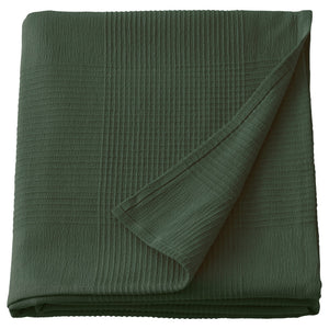 INDIRA bedspread, grey-green, 150x250 cm