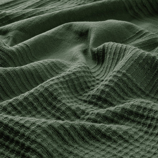 INDIRA bedspread, grey-green, 230x250 cm