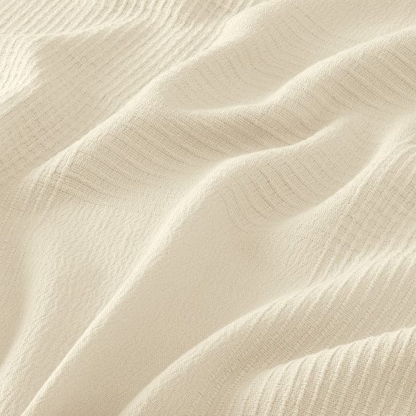 Ikea INDIRA - Bedspread, natural/unbleached cotton, 230x250 cm