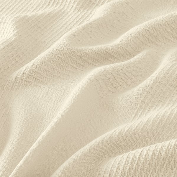 INDIRA bedspread, natural/unbleached cotton, 230x250 cm